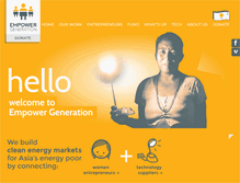 Tablet Screenshot of empowergeneration.org